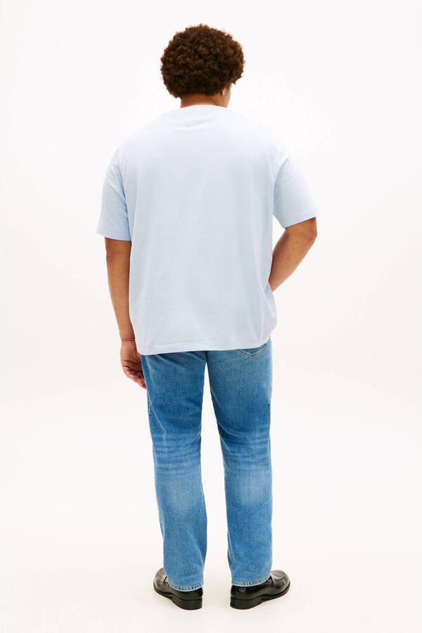 Tommy Hilfiger Big & Tall regular T-shirt Plus Size lichtblauw - Foto 3