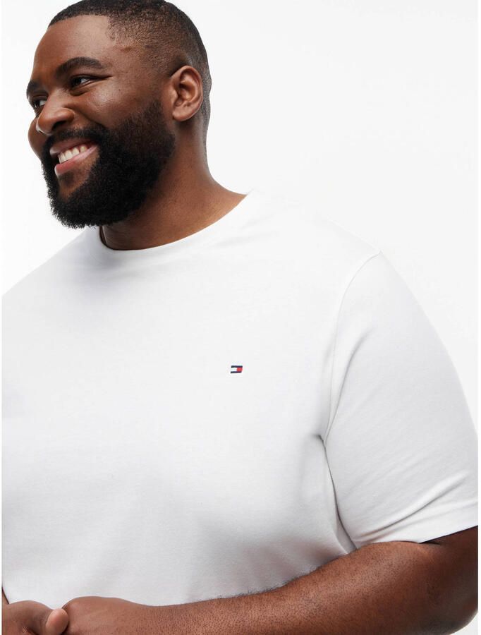 Tommy Hilfiger Big & Tall regular T-shirt Plus Size wit - Foto 2