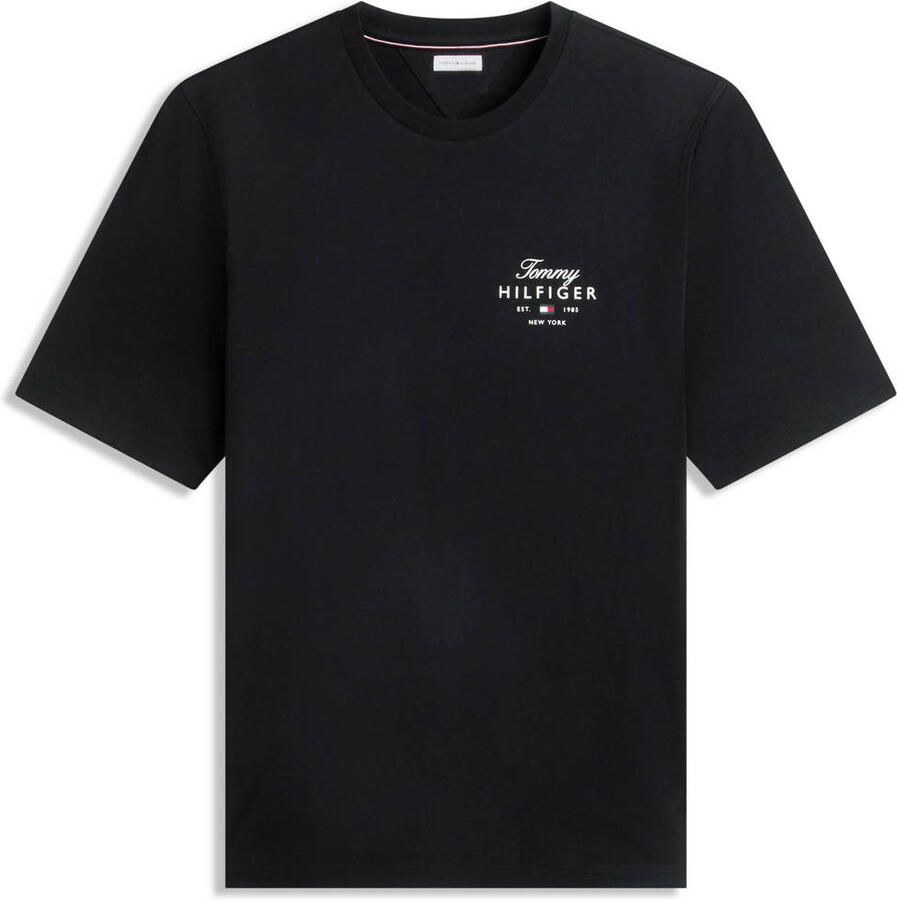 Tommy Hilfiger Big & Tall regular T-shirt zwart
