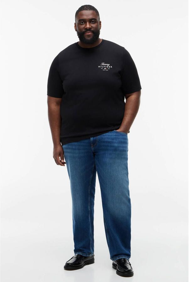 Tommy Hilfiger Big & Tall regular T-shirt zwart - Foto 3
