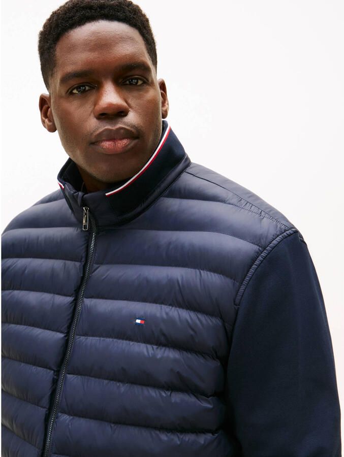 Tommy Hilfiger Big & Tall sweatvest Plus Size donkerblauw - Foto 2