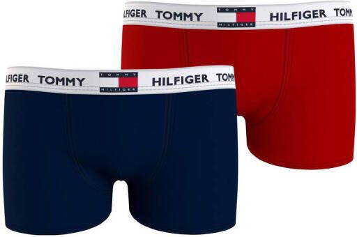Tommy Hilfiger Underwear Boxershort 2P TRUNK met tommy hilfiger merklabel (2 stuks Set van 2)