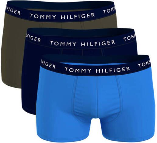 Tommy Hilfiger Boxershort met logo in band in een set van 3 stuks