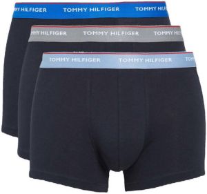 Tommy Hilfiger 3-Pack boxershorts donkerblauw Um0Um1642 0T1 Zwart Heren