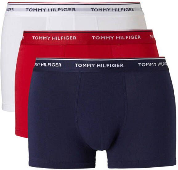 Tommy Hilfiger Trunk 3 pack premium essentieel Rood Heren
