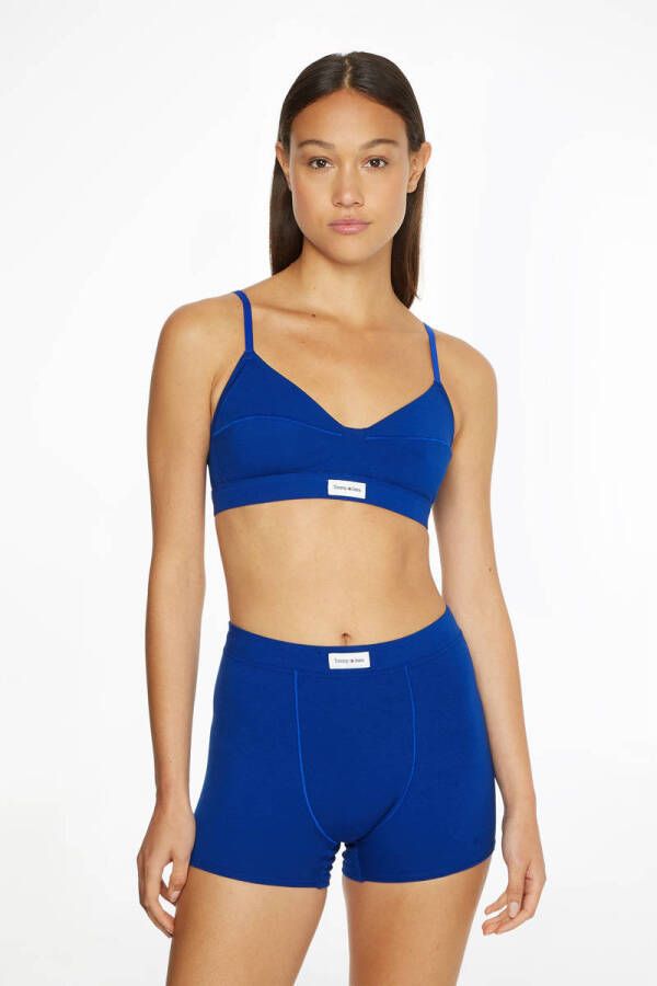 Tommy Hilfiger niet-voorgevormde bh top blauw