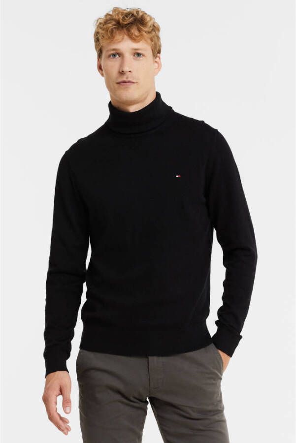 Tommy Hilfiger coltrui met biologisch katoen black