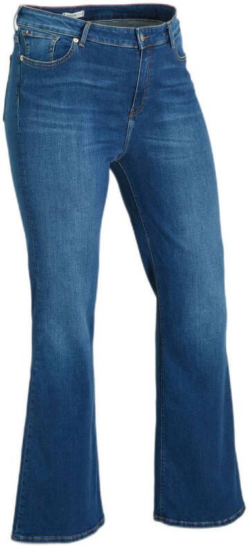 Tommy Hilfiger Curve PLUS SIZE bootcut jeans met labeldetails