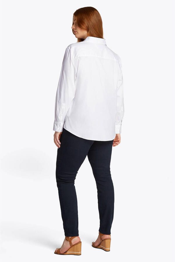 Tommy Hilfiger Curve Overhemdblouse CRV ESS POPLIN REGULAR SHIRT in grote maten popeline kwaliteit logoborduursel - Foto 2