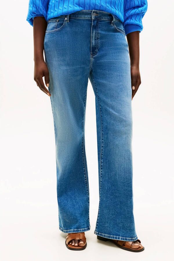 Tommy Hilfiger Curve high waist flared jeans medium blue denim - Foto 3
