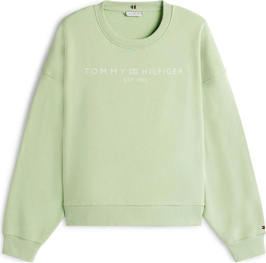 Tommy Hilfiger Curve sweater lichtgroen