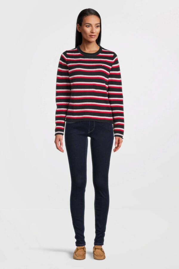 Tommy Hilfiger Gebreide trui SOFT WOOL STRIPED C-NK SWEATER