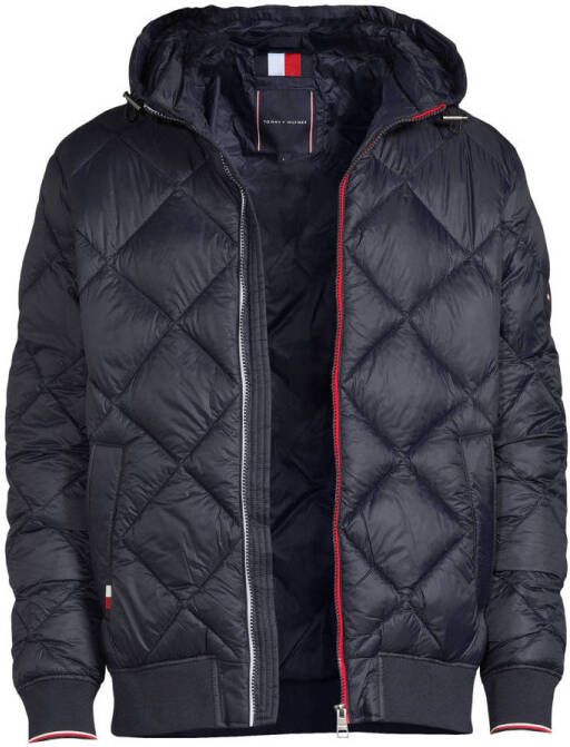 Tommy Hilfiger Gewatteerde jas DIAMOND QUILTED HOODED JACKET