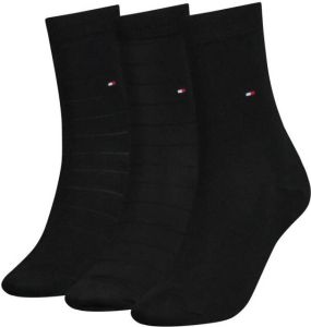 Tommy Hilfiger giftbox sokken set van 3 zwart