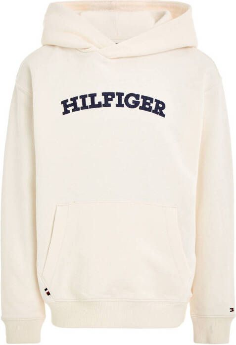 Tommy Hilfiger hoodie HILFIGER ARCHED met logo offwhite