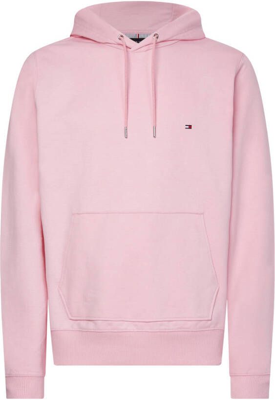 Tommy Hilfiger hoodie met biologisch katoen tol classic pink