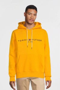 Tommy Hilfiger Logo hoodie geel Mw0Mw11599 ZEW Geel Heren
