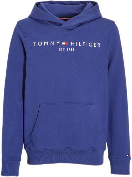 Tommy Hilfiger hoodie met logo blauw