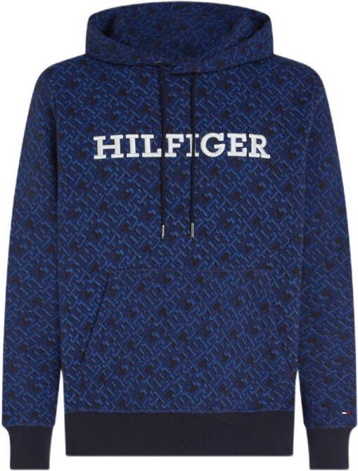Tommy Hilfiger hoodie met logo en borduursels desert sky