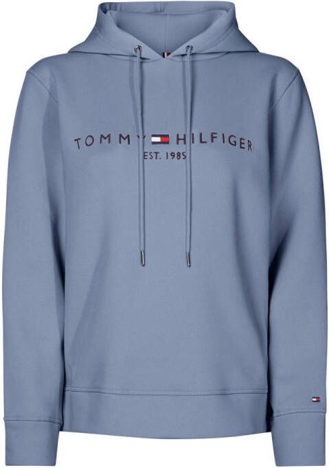 Tommy Hilfiger Sweatshirt REGULAR HILFIGER HOODIE met geborduurd lineair-logo & merklogo