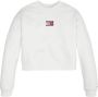 Tommy Hilfiger Teens Sweatshirt met labelstitching - Thumbnail 1
