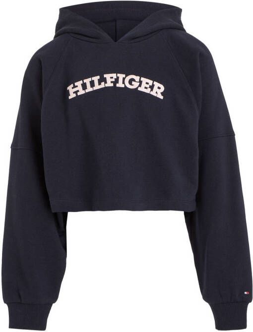Tommy Hilfiger hoodie TOMMY 1985 VARSITY met logo donkerblauw Sweater Logo 116