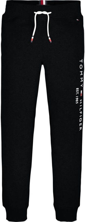 Tommy Hilfiger joggingbroek van biologisch katoen zwart Jongens Meisjes Katoen (biologisch) 128
