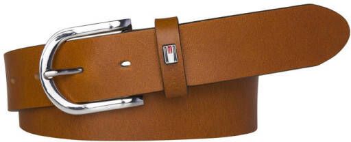 Tommy Hilfiger Leren riem met subtiele logo-lus