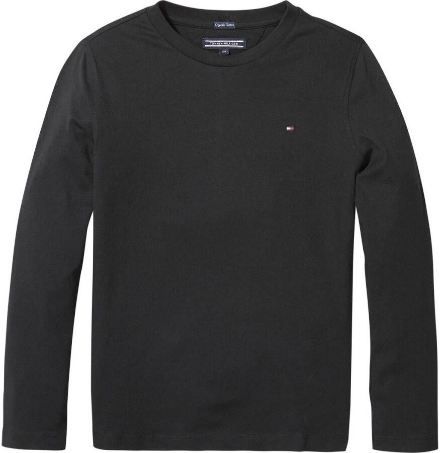 Tommy Hilfiger Shirt met lange mouwen BOYS BASIC CN KNIT L S Kinderen Kids Junior MiniMe voor jongens