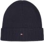 Tommy Hilfiger Beanie met labelstitching model 'ESSENTIAL FLAG BEANIE' - Thumbnail 1
