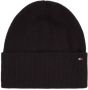 Tommy Hilfiger Beanie met labelstitching model 'ESSENTIAL FLAG' - Thumbnail 1