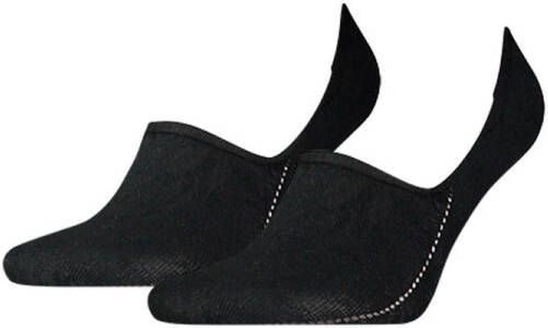 Tommy Hilfiger Enkelsokken TH MEN FOOTIE 2P Met gebreid logo op de hak (2 paar)