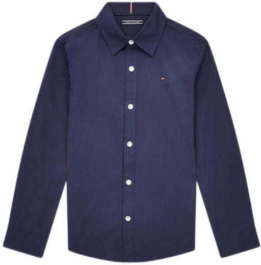Tommy Hilfiger Overhemd met lange mouwen SOLID STRETCH POPLIN SHIRT L S met logo-borduurwerk voor kinderen tot 16 jaar - Foto 3