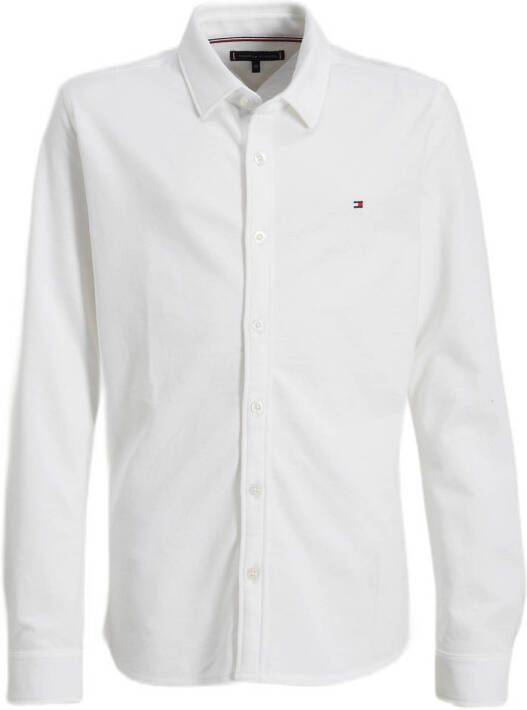 Tommy Hilfiger overhemd met logo wit