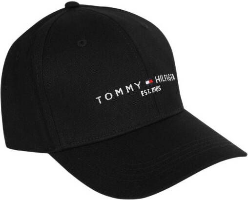 Tommy Hilfiger pet met logo zwart