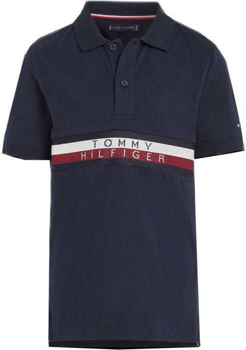 Tommy Hilfiger polo donkerblauw