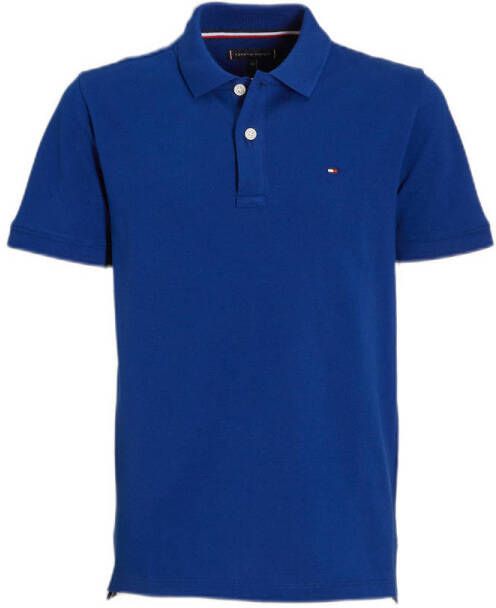 Tommy Hilfiger polo van biologisch katoen blauw