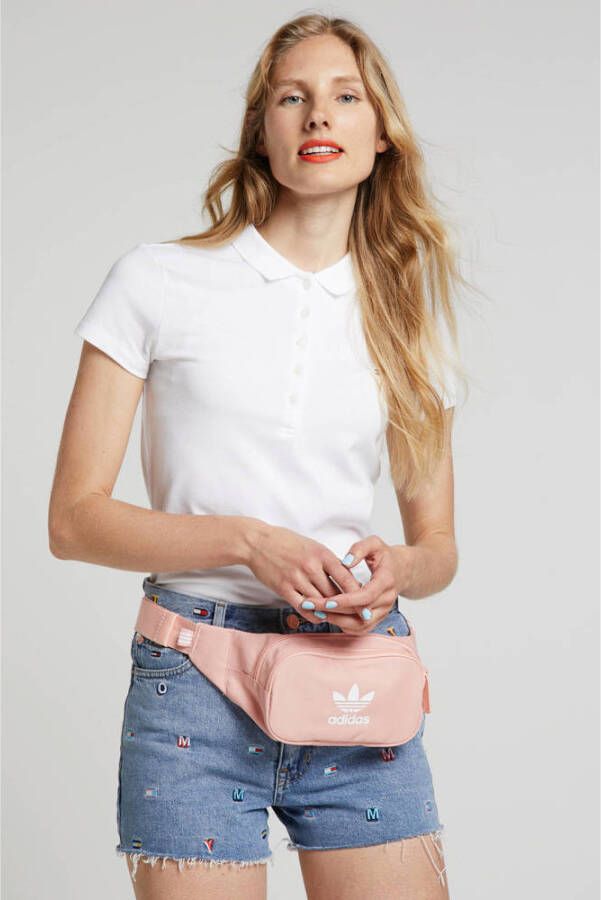 Tommy Hilfiger Poloshirt HERITAGE SHORT SLEEVE SLIM POLO met -merklabel op borsthoogte