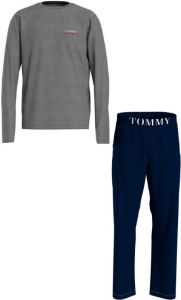 Tommy Hilfiger pyjama grijs donkerblauw