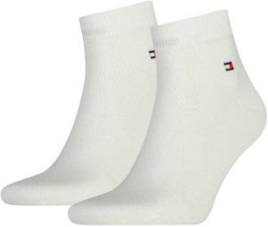 Tommy Hilfiger quarter sokken set van 2 wit