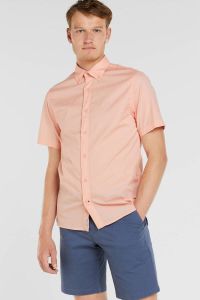 Tommy Hilfiger regular fit overhemd met biologisch katoen sunset peach