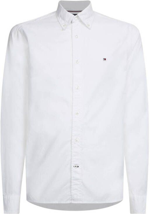 Tommy Hilfiger Vrijetijdsoverhemd met logostitching model 'CORE FLEX POPLIN'