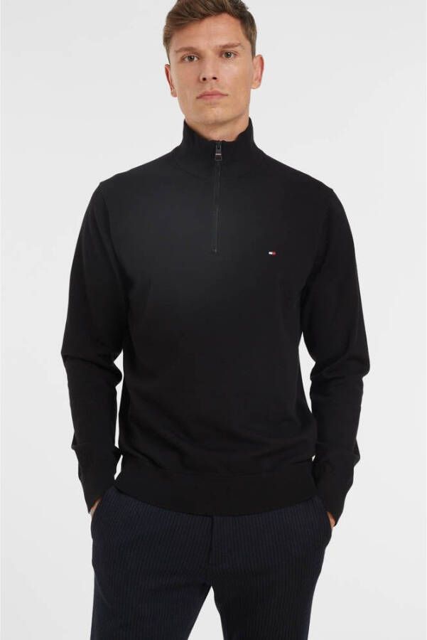 Tommy Hilfiger schipperstrui met biologisch katoen black