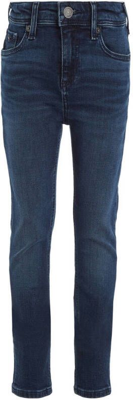 Tommy Hilfiger slim fit jeans SCANTON Y blueblack Blauw Jongens Stretchdenim 116