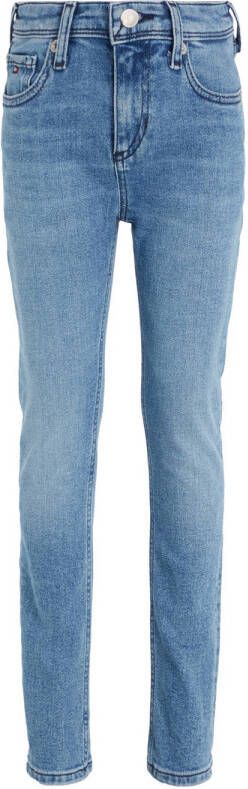 Tommy Hilfiger slim fit jeans SCANTON Y midused Blauw Jongens Stretchdenim 164