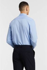 Tommy Hilfiger slim fit overhemd met biologisch katoen breezy blue