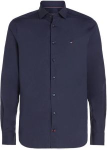 Tommy Hilfiger Tailored Slim fit zakelijk overhemd met haaikraag model 'CORE'