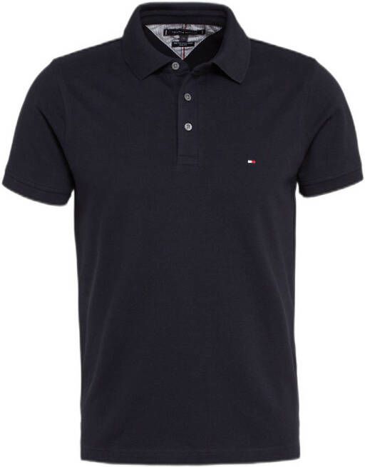 Tommy Hilfiger slim fit polo 1985 donkerblauw