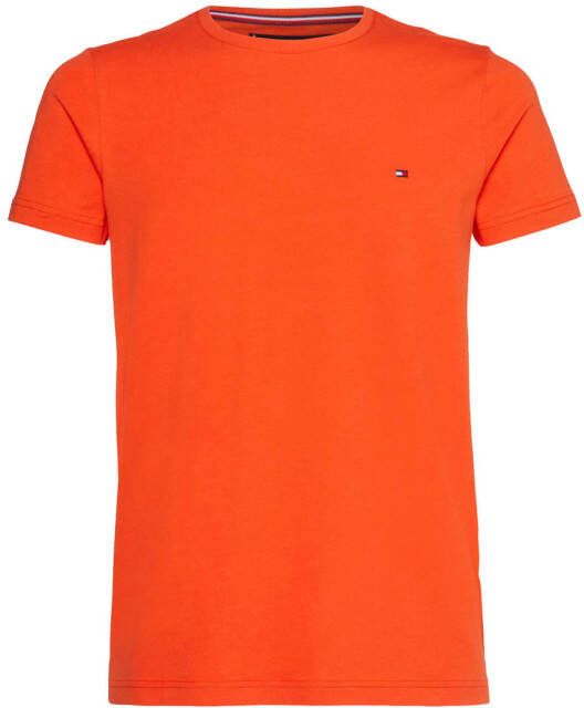 Tommy Hilfiger slim fit T-shirt deep orange