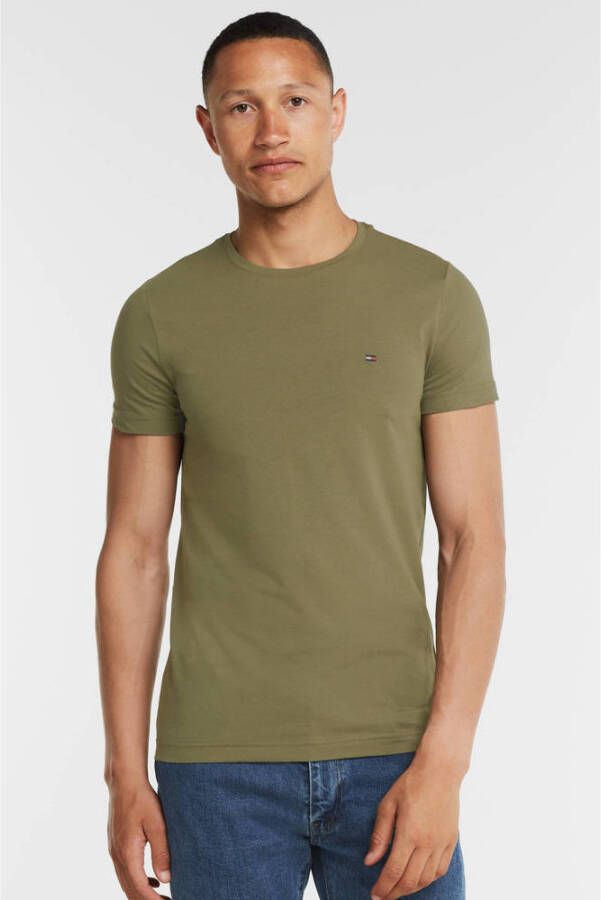 Tommy Hilfiger slim fit T-shirt faded military